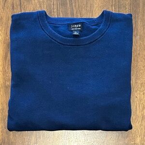 J Crew Men’s Navy blue 100% Cotton lightweight Sweater
